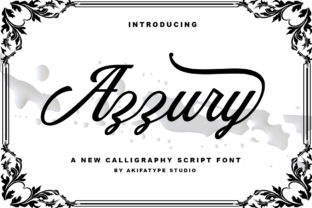 Azzury: The Beautiful and Legible Script for Vintage Style