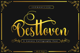 Besttoven: A Modern Calligraphy Script for Chic Design