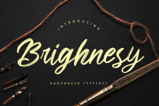 Brighnesy: The Playful Script Font for Your Creative Voice
