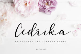 Cedrika: Elevating Design with Elegant Calligraphy