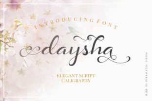 Daysha: An Elegant Script Font for Personal Charm