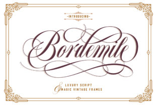 Elevate Your Designs with Bordemile: A Luxury Script