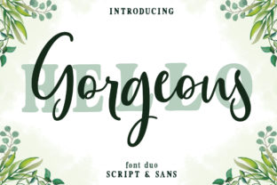 Gorgeous Duo: The Elegant Script Duo for Authentic Style