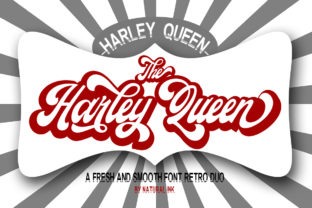 Harley Queen: An Elegant Vintage Script