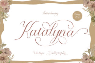 Katalyna Script: The Art of Elegant Calligraphy
