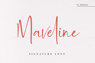Maveline: The Messy Charm of a Feminine Script