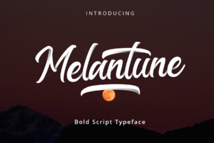 Melantune: The Bold Script Font with Indonesian Handcrafted Roots