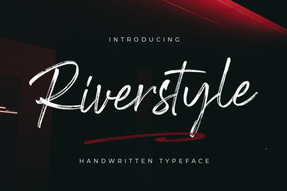 Riverstyle: The Bold Voice of Dry Brush Script