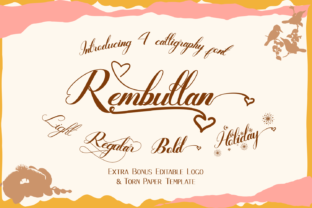The Rembullan Script: A Creative Font for Modern Expression